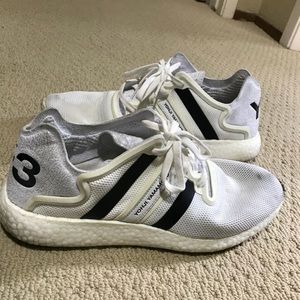 Adidas y-3 yohji Yamamoto run white black boost